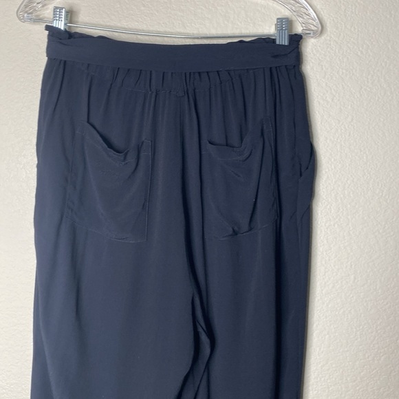 Cartonnier black paper bag pants women’s medium tall - Picture 6 of 8